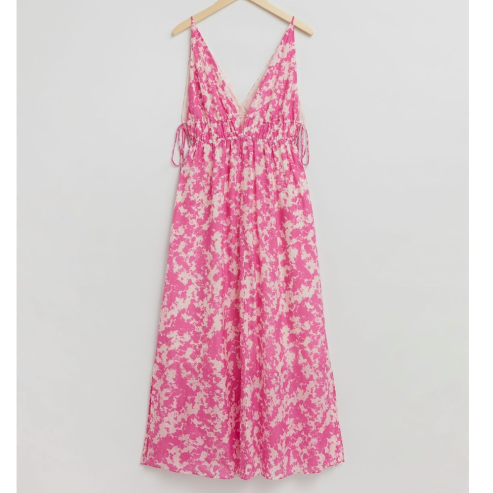 & Other stories v-cut midi dress